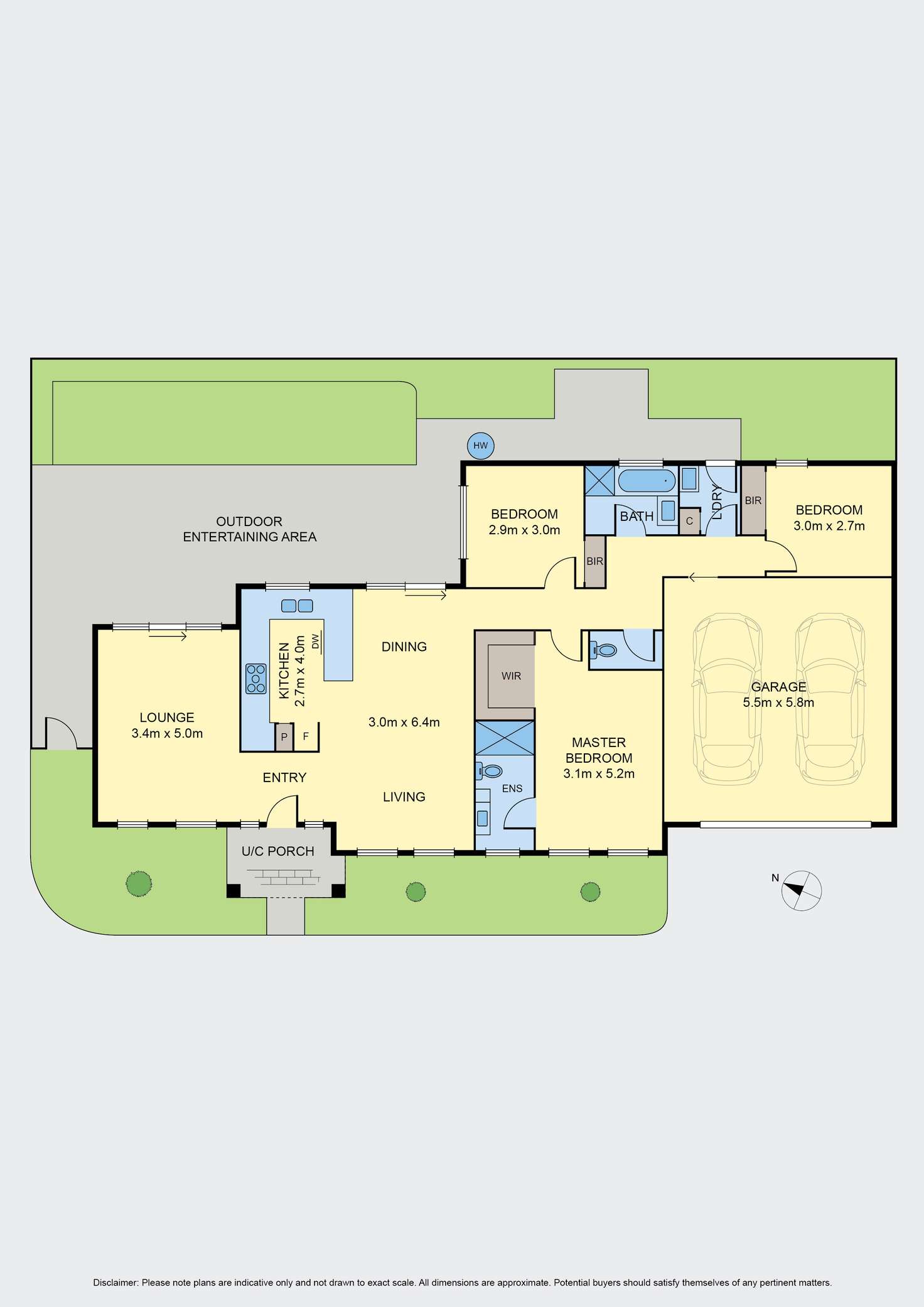 Floorplan of Homely unit listing, 5/68 Patterson Avenue, Keilor VIC 3036