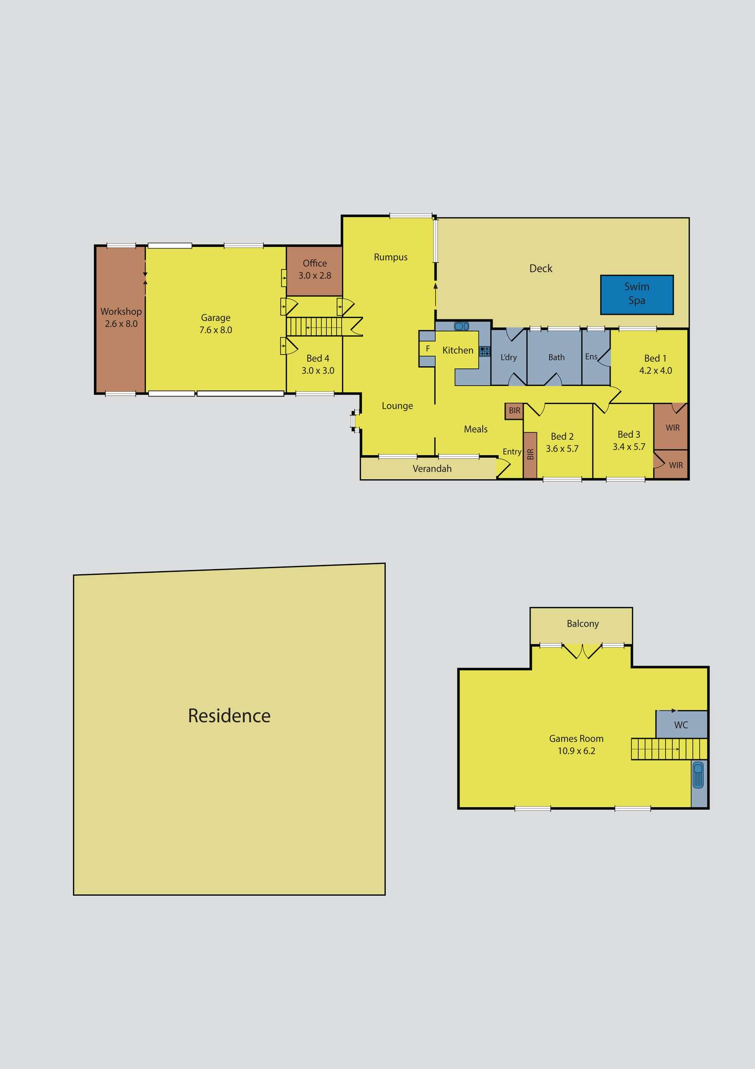 Floorplan of Homely house listing, 40 English Street, Macedon VIC 3440