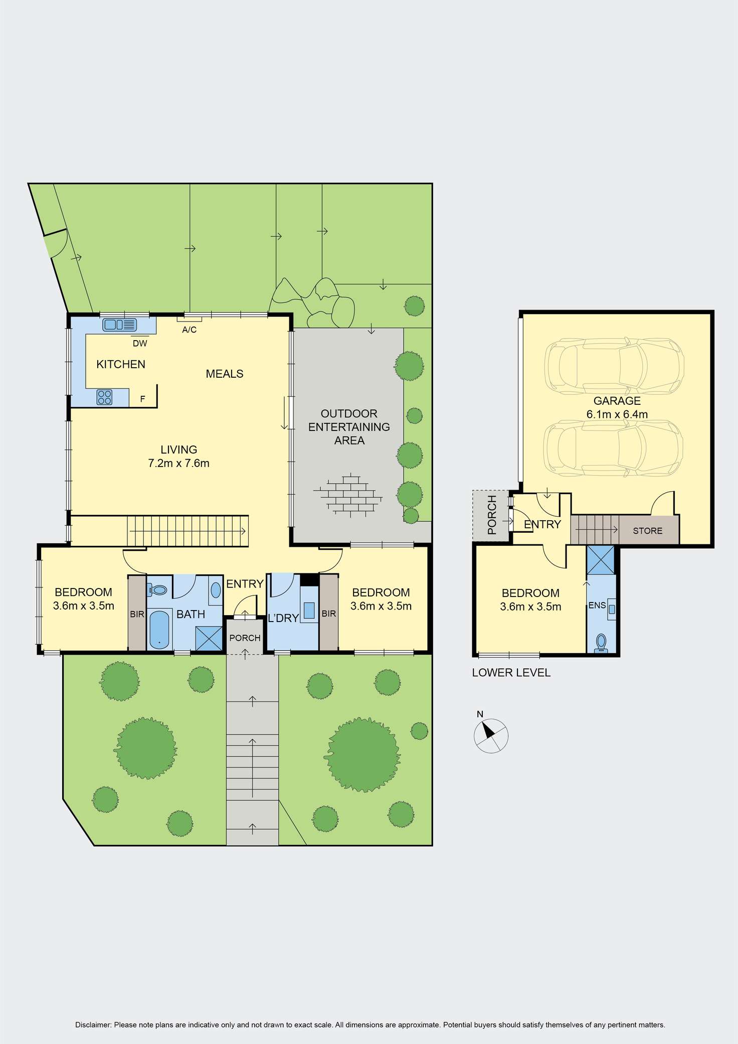 Floorplan of Homely townhouse listing, 1/64 Bolingbroke Street, Pascoe Vale VIC 3044