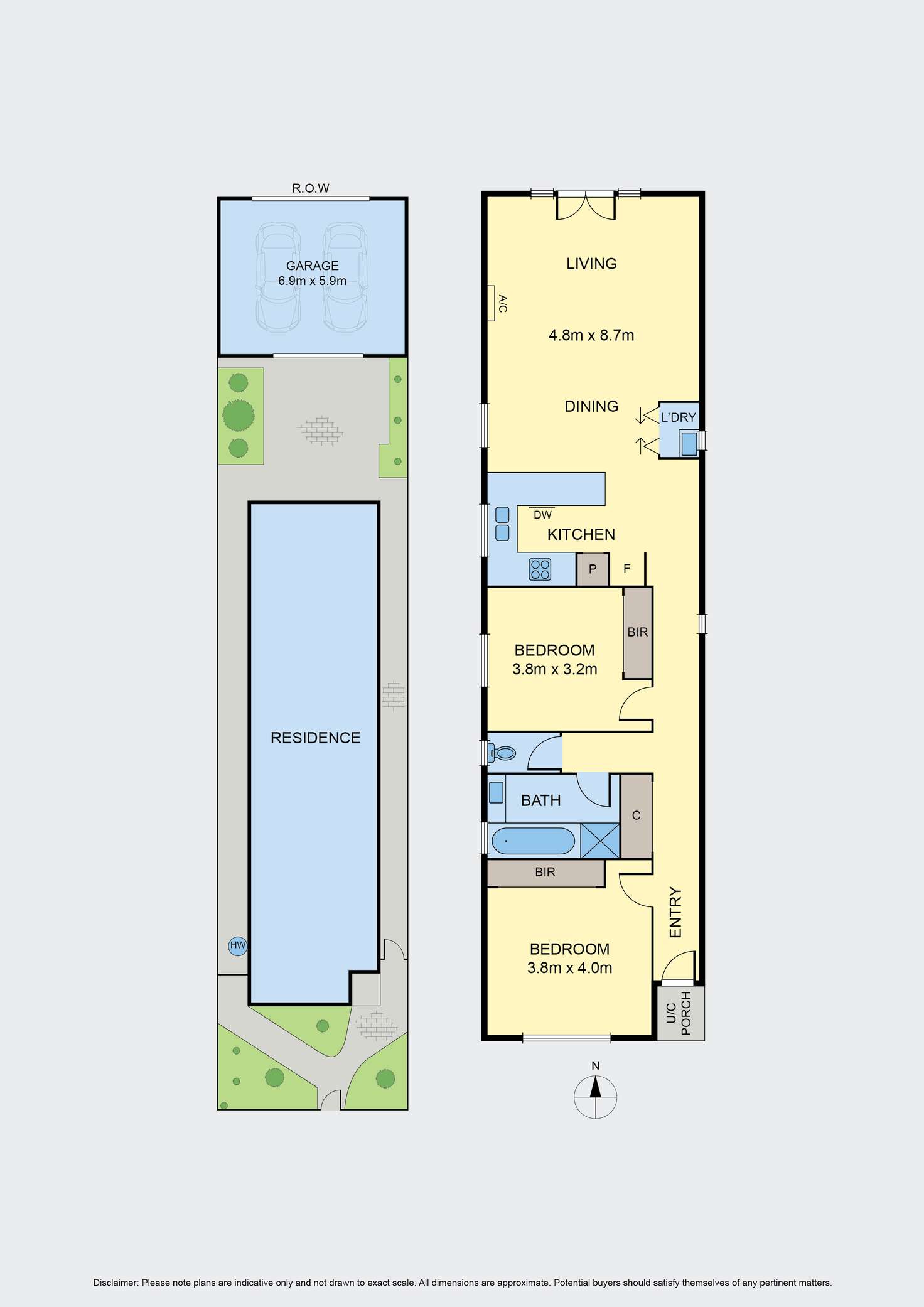 Floorplan of Homely house listing, 99A Vine Street, Moonee Ponds VIC 3039