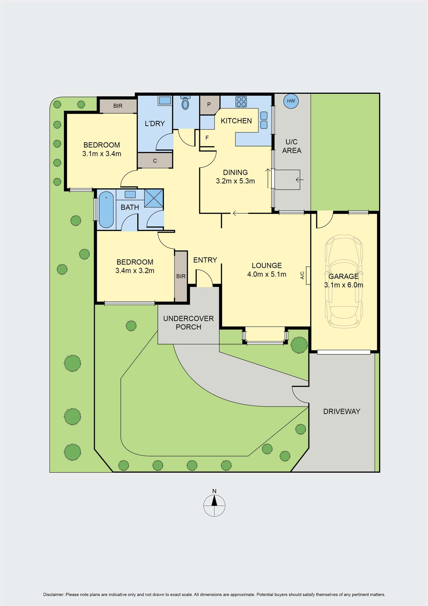 Floorplan of Homely villa listing, 1/2 Market Street, Essendon VIC 3040