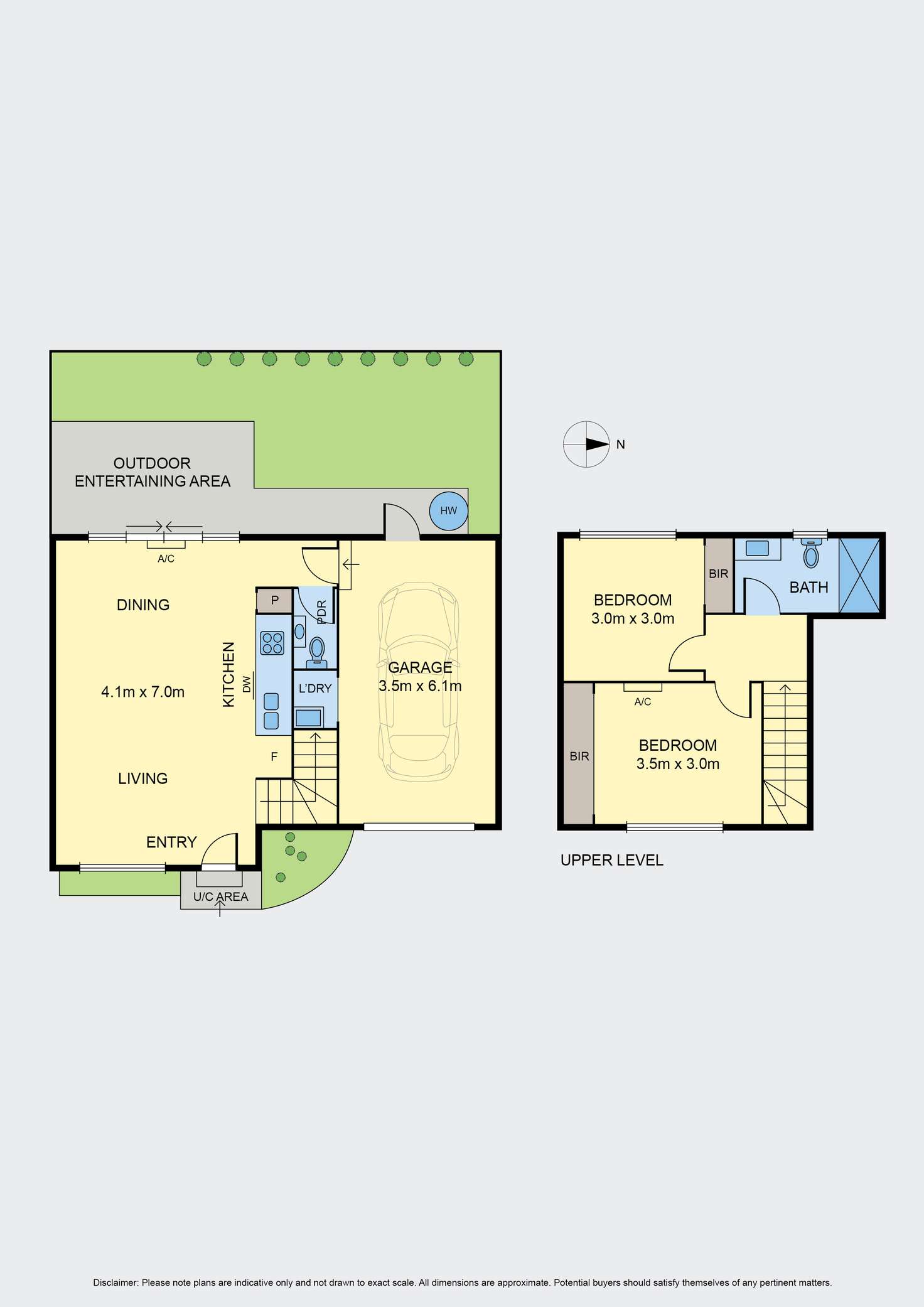 Floorplan of Homely unit listing, 2/7 Rhodes Parade, Pascoe Vale VIC 3044