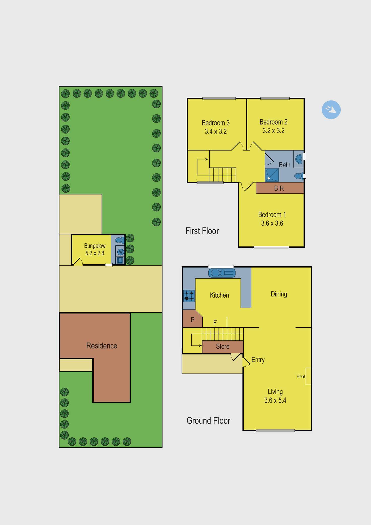 Floorplan of Homely townhouse listing, 2 Cunningham Court, Ascot Vale VIC 3032