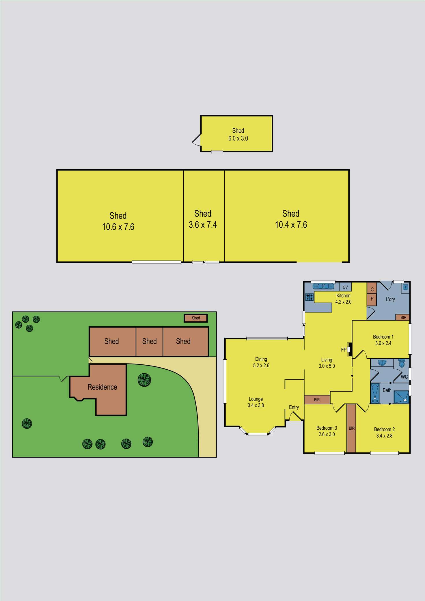 Floorplan of Homely house listing, 58 McMasters Lane, Lancefield VIC 3435
