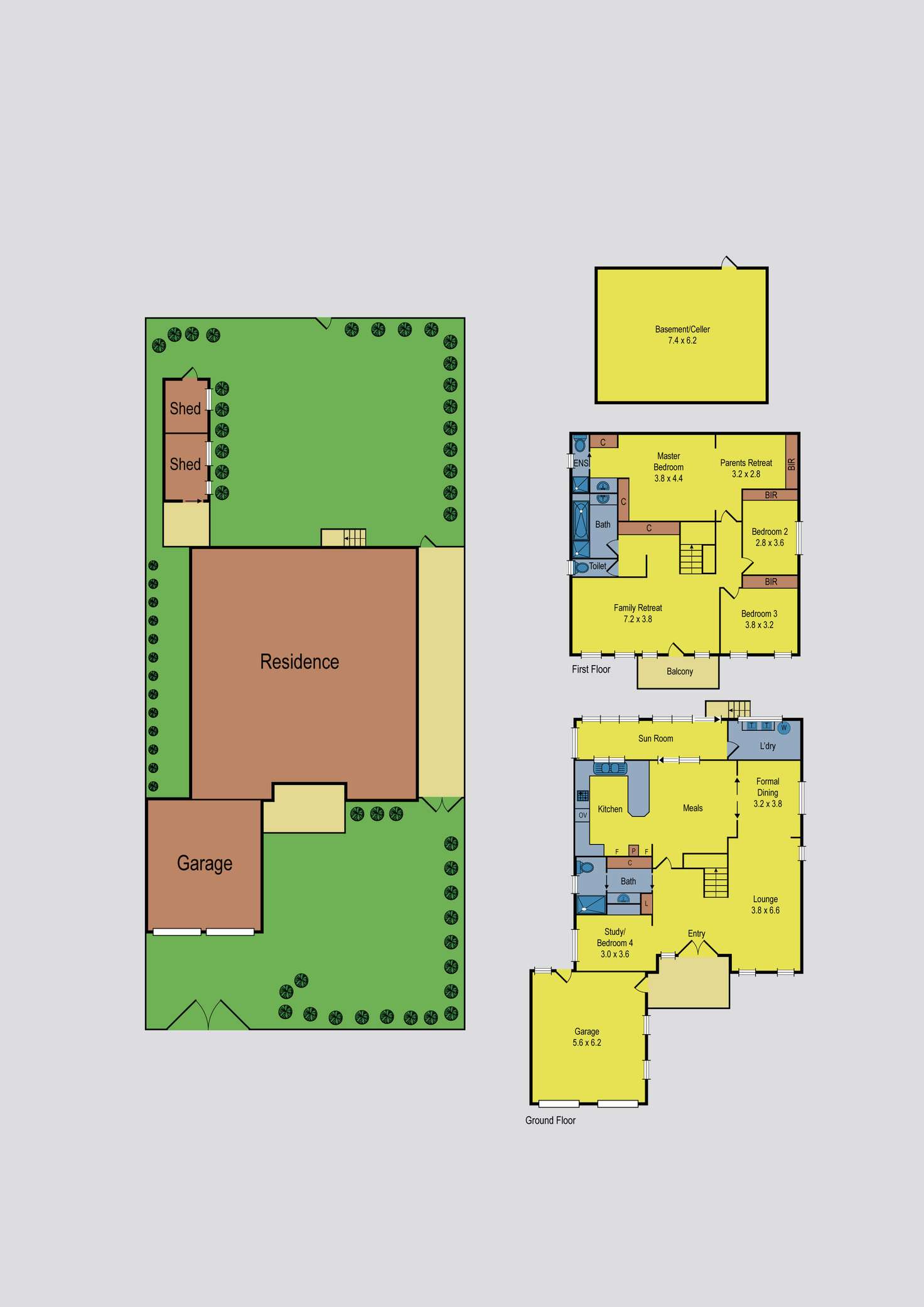 Floorplan of Homely house listing, 85 Riviera Road, Avondale Heights VIC 3034