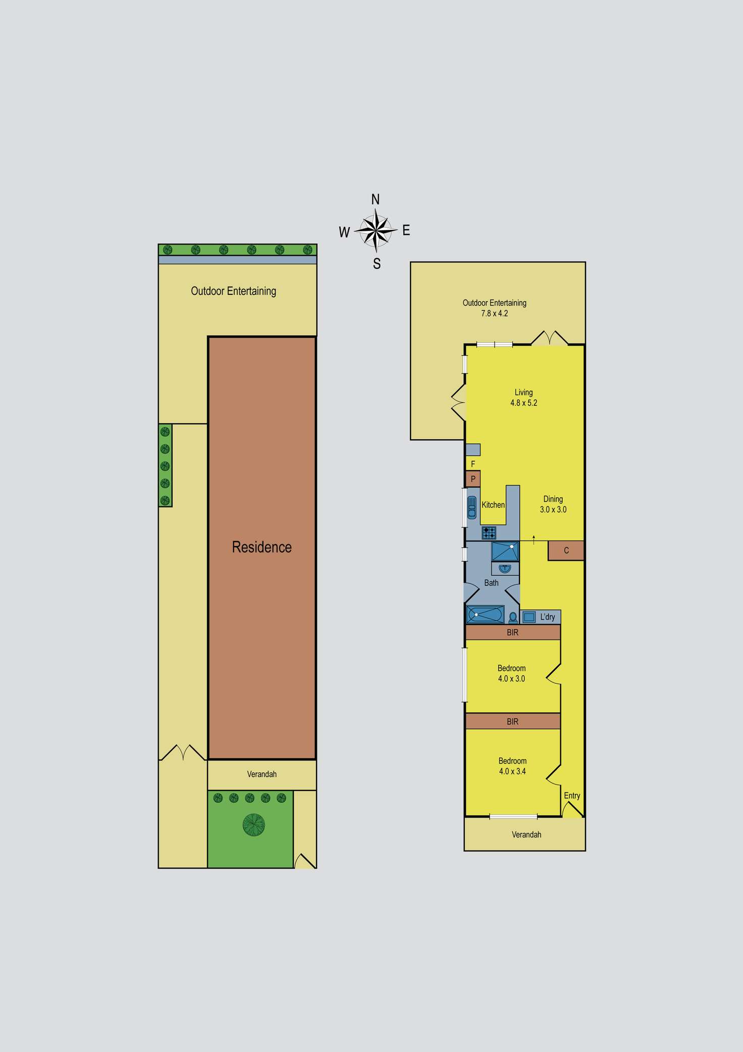 Floorplan of Homely house listing, 21 Walter Street, Ascot Vale VIC 3032