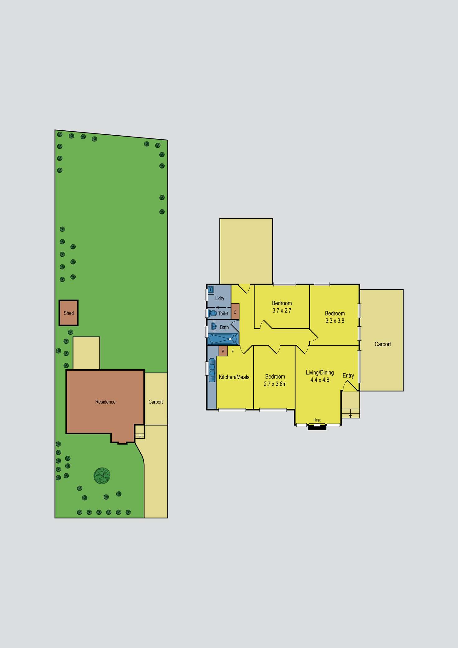 Floorplan of Homely house listing, 61 Hartington Street, Glenroy VIC 3046