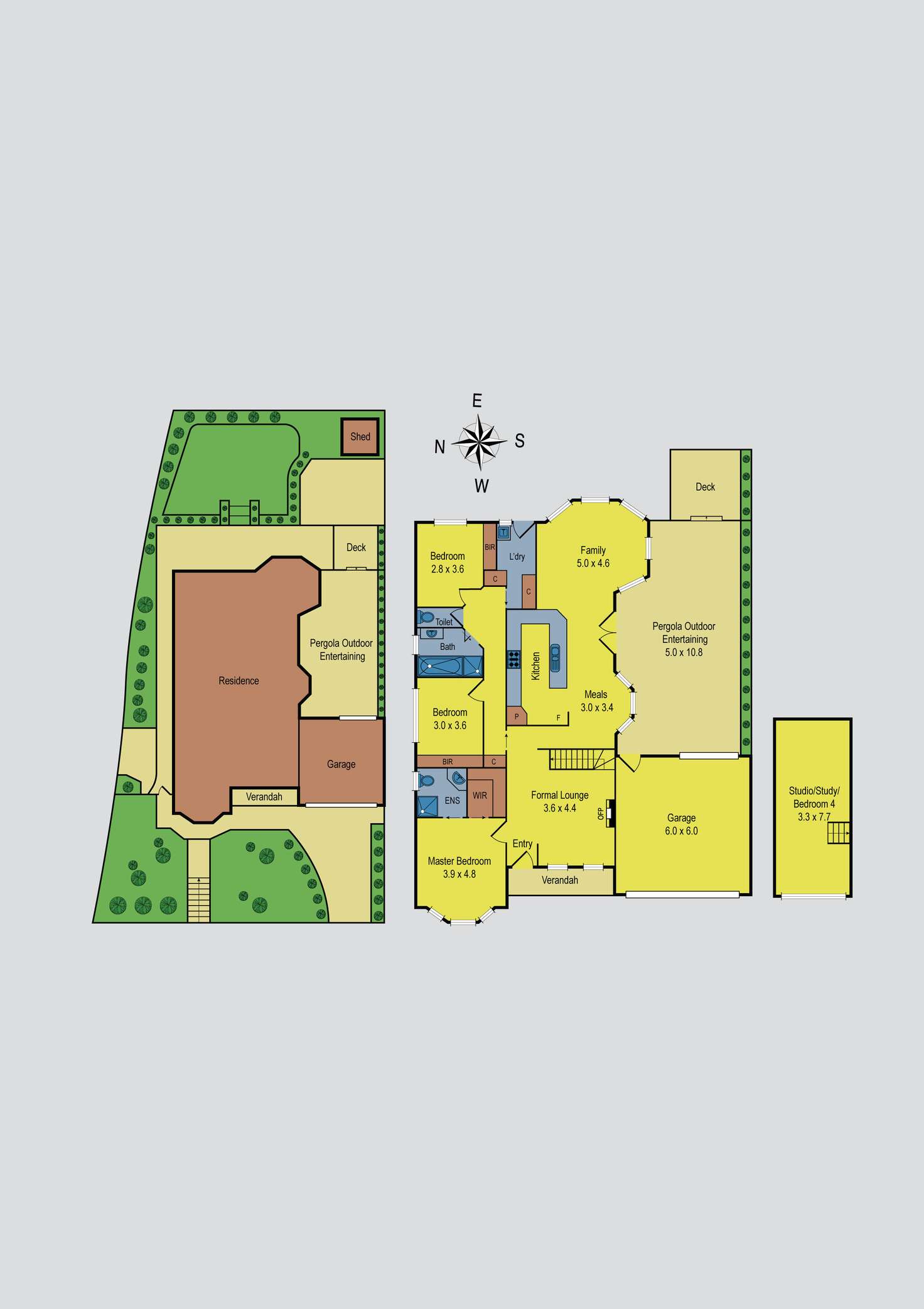 Floorplan of Homely house listing, 56 Ardlie Street, Attwood VIC 3049