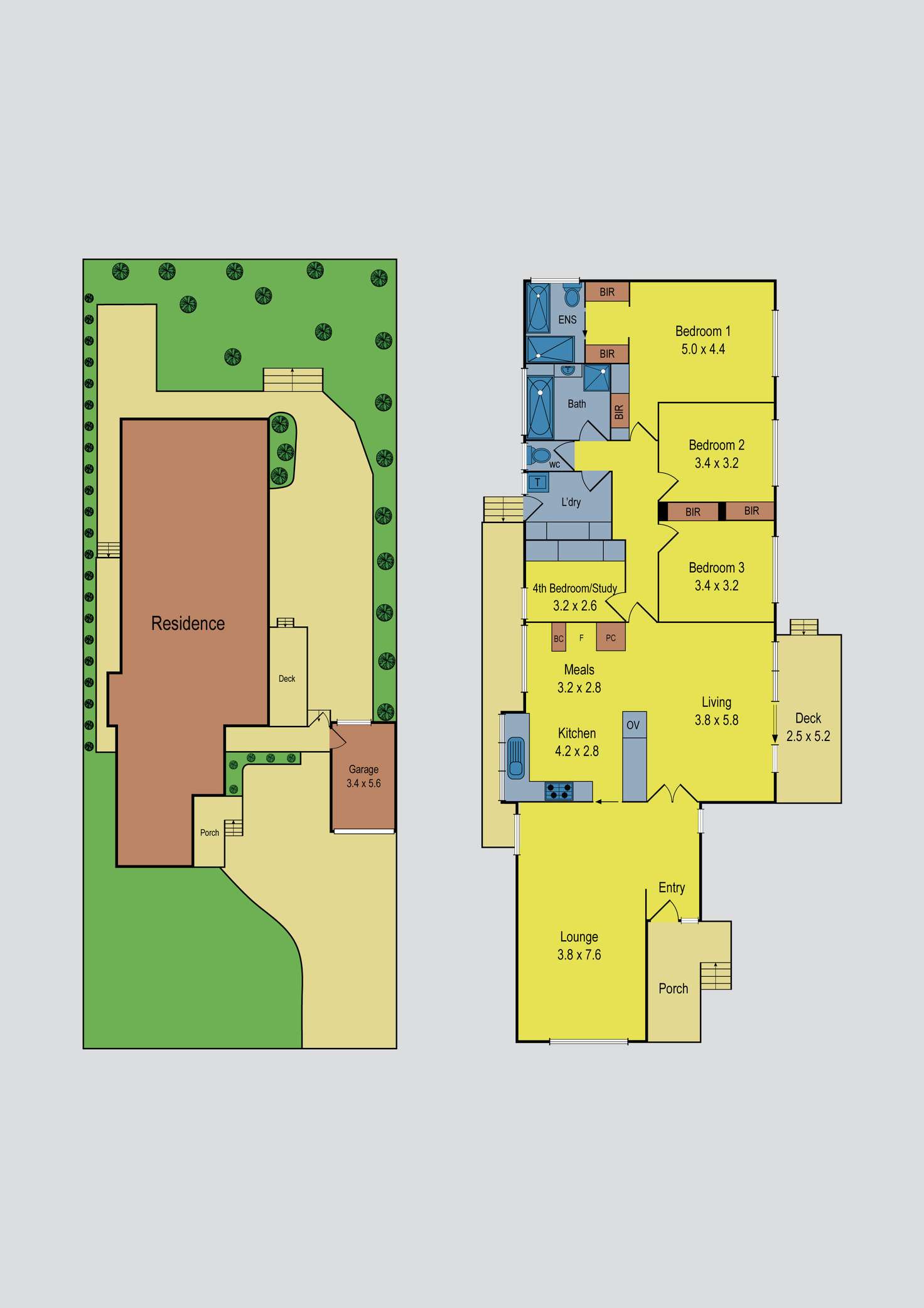 Floorplan of Homely house listing, 8 Manrico Court, Sunbury VIC 3429