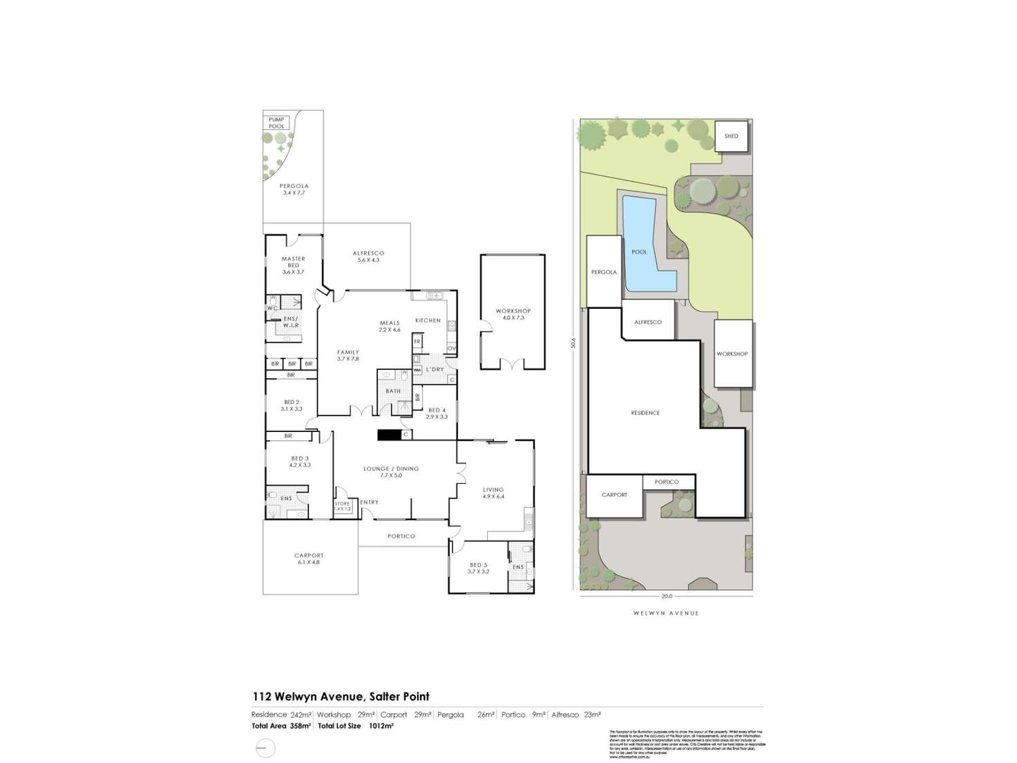 Floorplan of Homely house listing, 112 Welwyn Avenue, Salter Point WA 6152