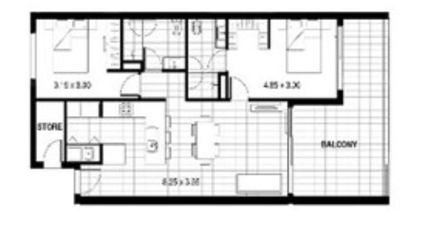 Floorplan of Homely apartment listing, 5/46 Angove Drive, Hillarys WA 6025