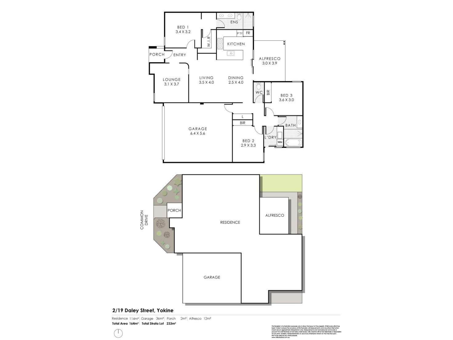 Floorplan of Homely house listing, 19B & 19C Daley Street, Yokine WA 6060