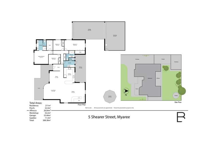 Floorplan of Homely house listing, 5 Shearer Street, Myaree WA 6154