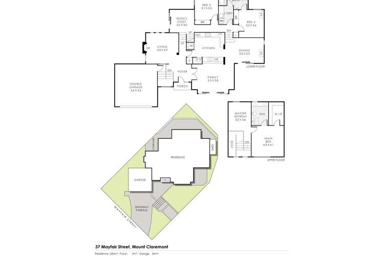 Floorplan of Homely house listing, 37 Mayfair Street, Mount Claremont WA 6010