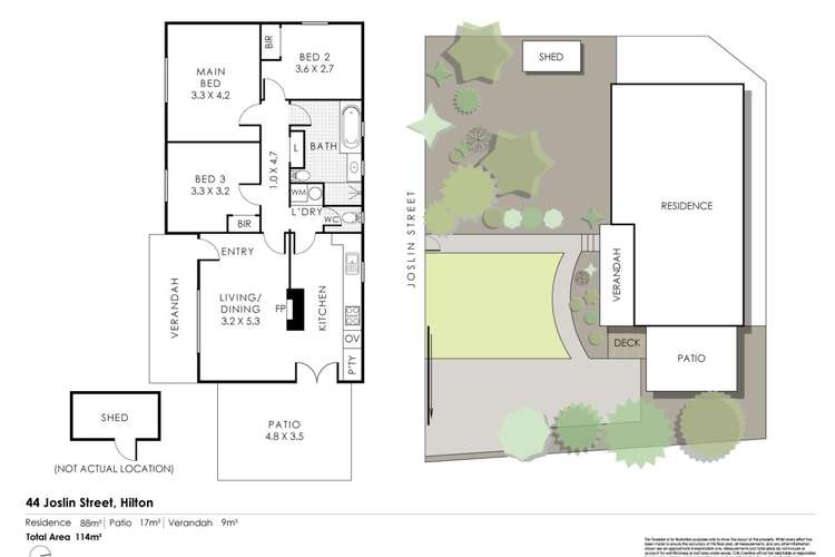 Floorplan of Homely house listing, 44 Joslin Street, Hilton WA 6163