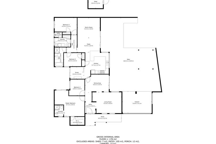 Floorplan of Homely house listing, 21 Murphy Way, Warnbro WA 6169