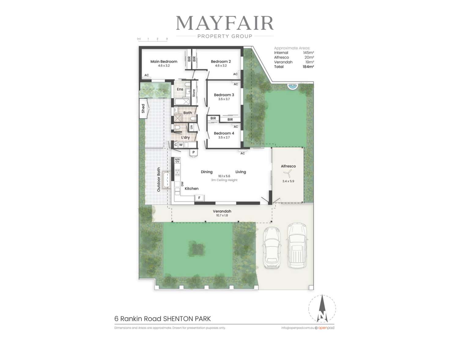 Floorplan of Homely house listing, 6 Rankin Road, Shenton Park WA 6008