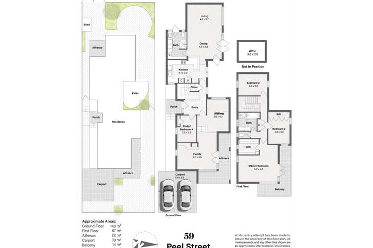 Floorplan of Homely house listing, 59 Peel Street, Jolimont WA 6014