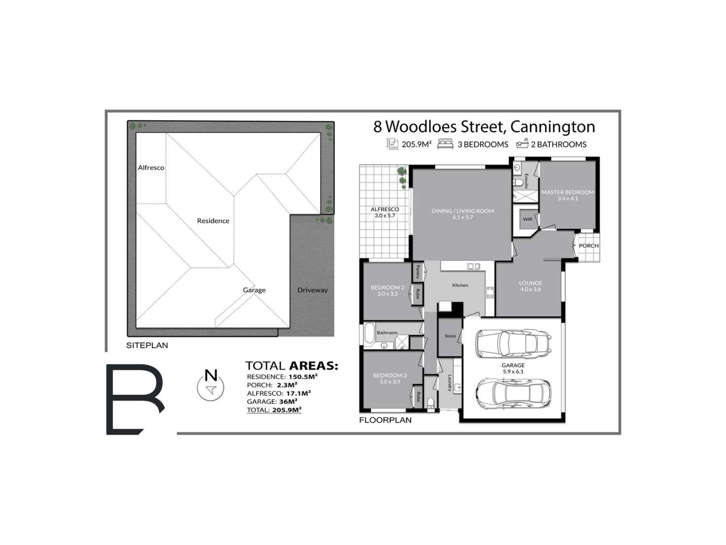Floorplan of Homely house listing, 8 Woodloes Street, Cannington WA 6107