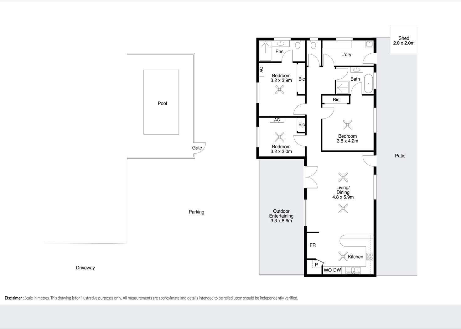 Floorplan of Homely house listing, 1a Norman St, Broome WA 6725