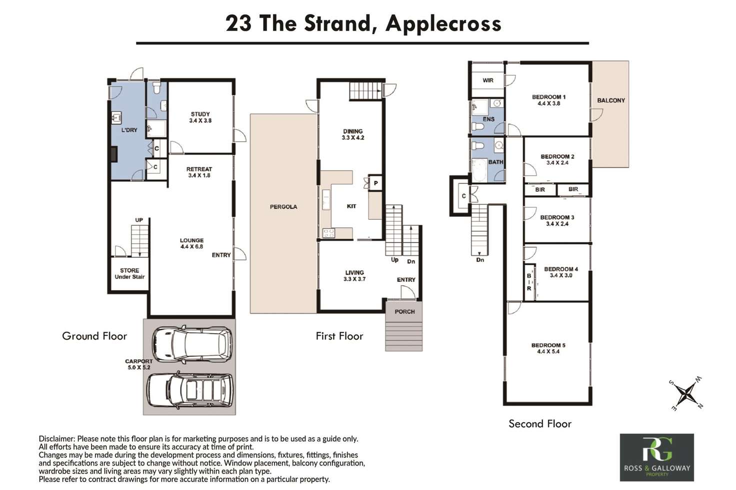 Floorplan of Homely house listing, 23 The Strand, Applecross WA 6153