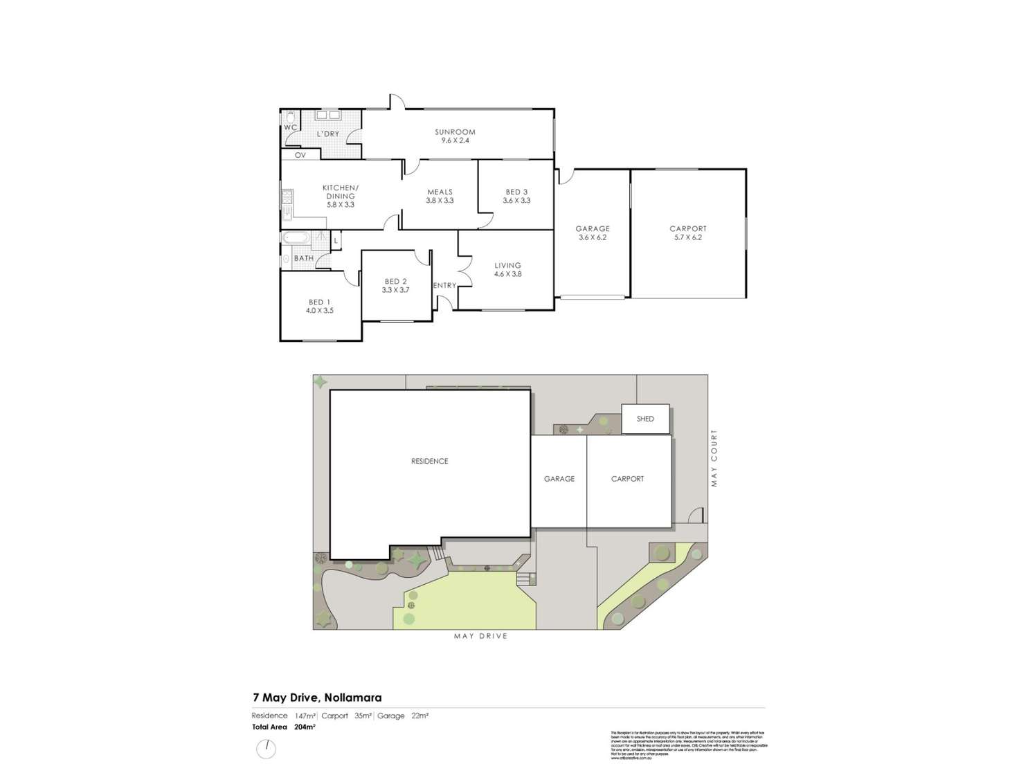 Floorplan of Homely house listing, 7 May Drive, Nollamara WA 6061