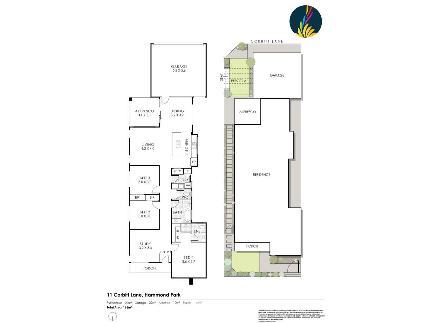 Floorplan of Homely house listing, 11 Corbitt Lane, Hammond Park WA 6164
