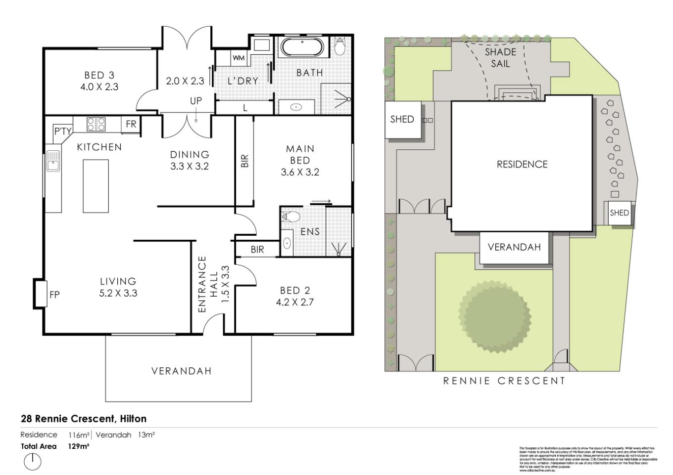 Floorplan of Homely house listing, 28 Rennie Crescent North, Hilton WA 6163