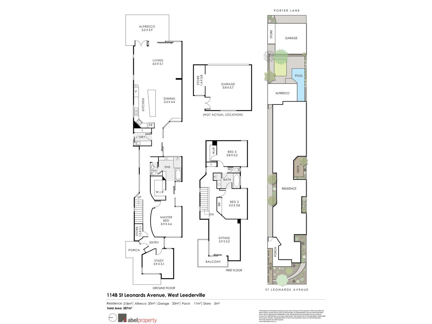 Floorplan of Homely house listing, 114B St Leonards Avenue, West Leederville WA 6007
