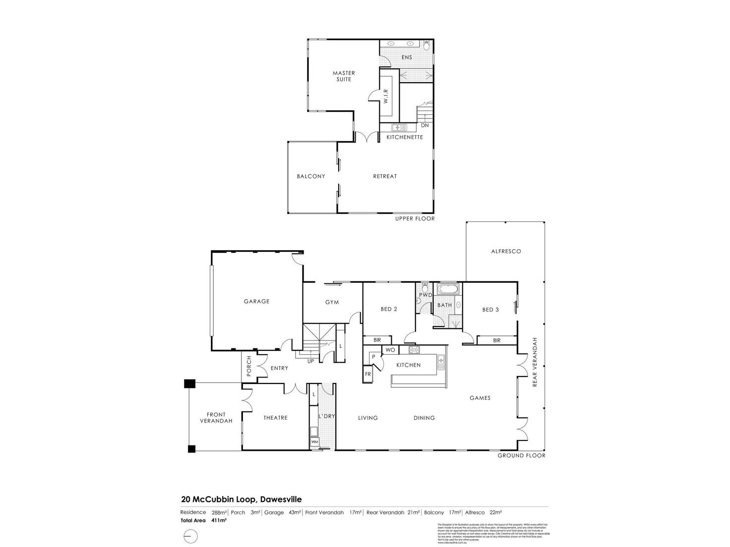 Floorplan of Homely house listing, 20 Mccubbin  Loop, Dawesville WA 6211