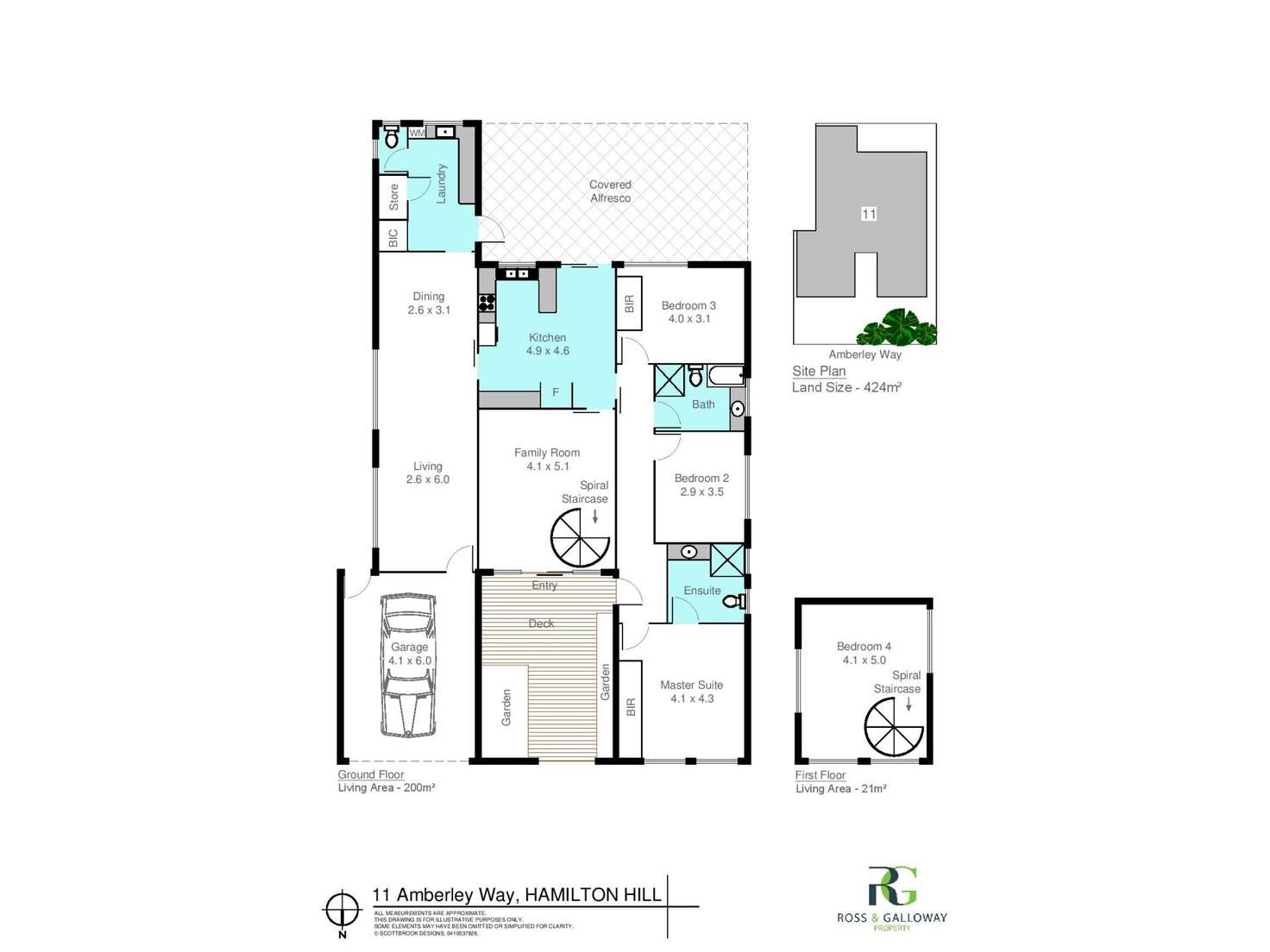 Floorplan of Homely house listing, 11 Amberley Way, Hamilton Hill WA 6163