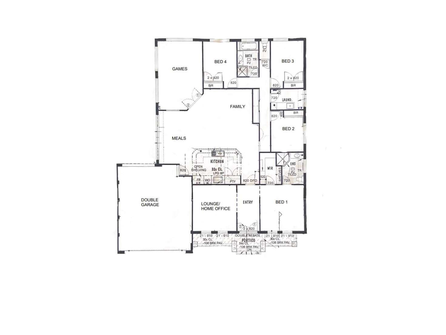 Floorplan of Homely house listing, 13 Gecko Lane, Binningup WA 6233