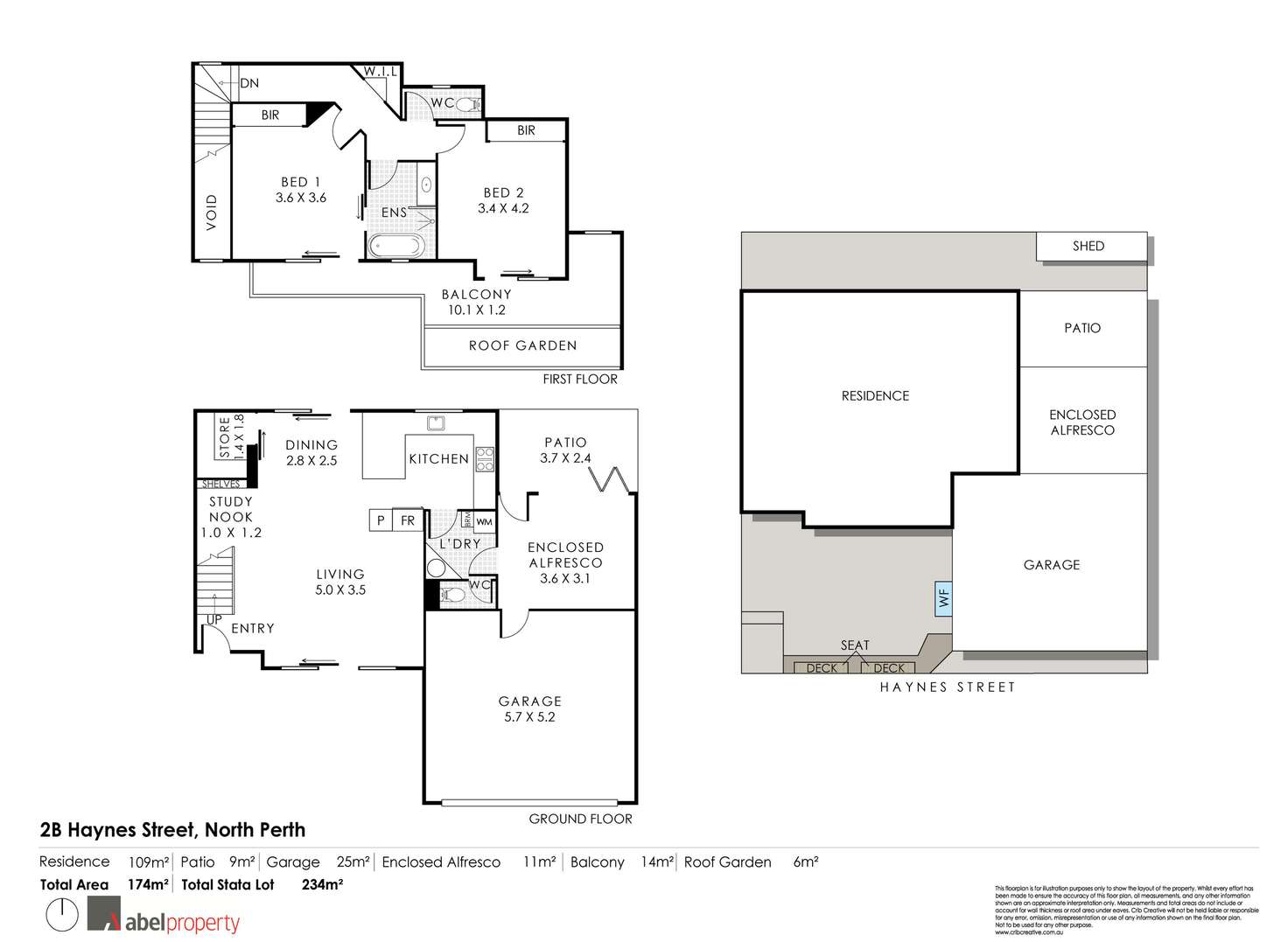 Floorplan of Homely house listing, 2B Haynes Street, North Perth WA 6006
