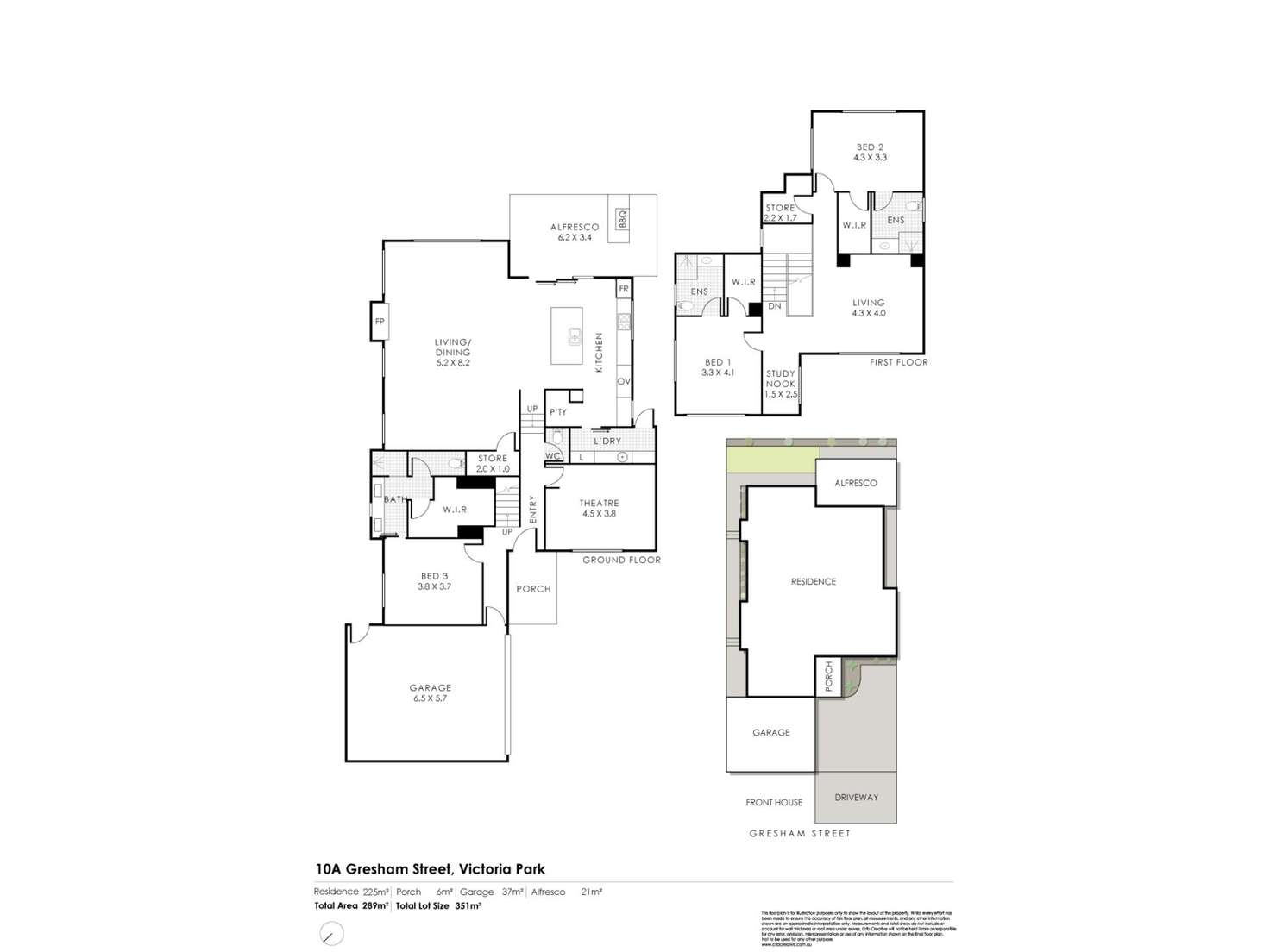 Floorplan of Homely house listing, 10A Gresham Street, Victoria Park WA 6100