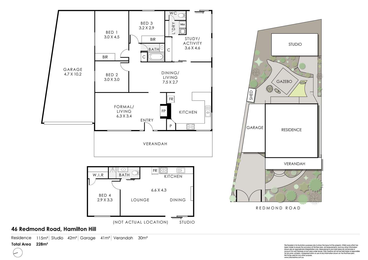 Floorplan of Homely house listing, 46 Redmond Road, Hamilton Hill WA 6163