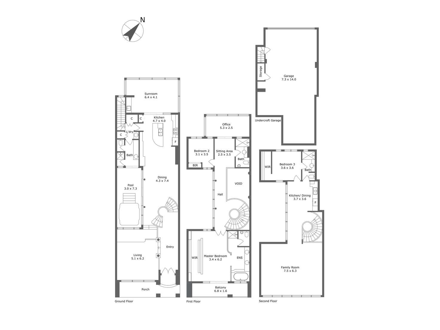 Floorplan of Homely house listing, 14 Edenderry Terrace, Subiaco WA 6008