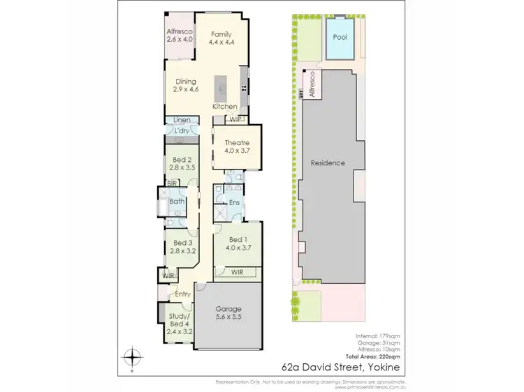Floorplan of Homely house listing, 62a David Street, Yokine WA 6060