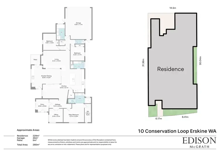 Floorplan of Homely house listing, 10 Conservation Loop, Erskine WA 6210