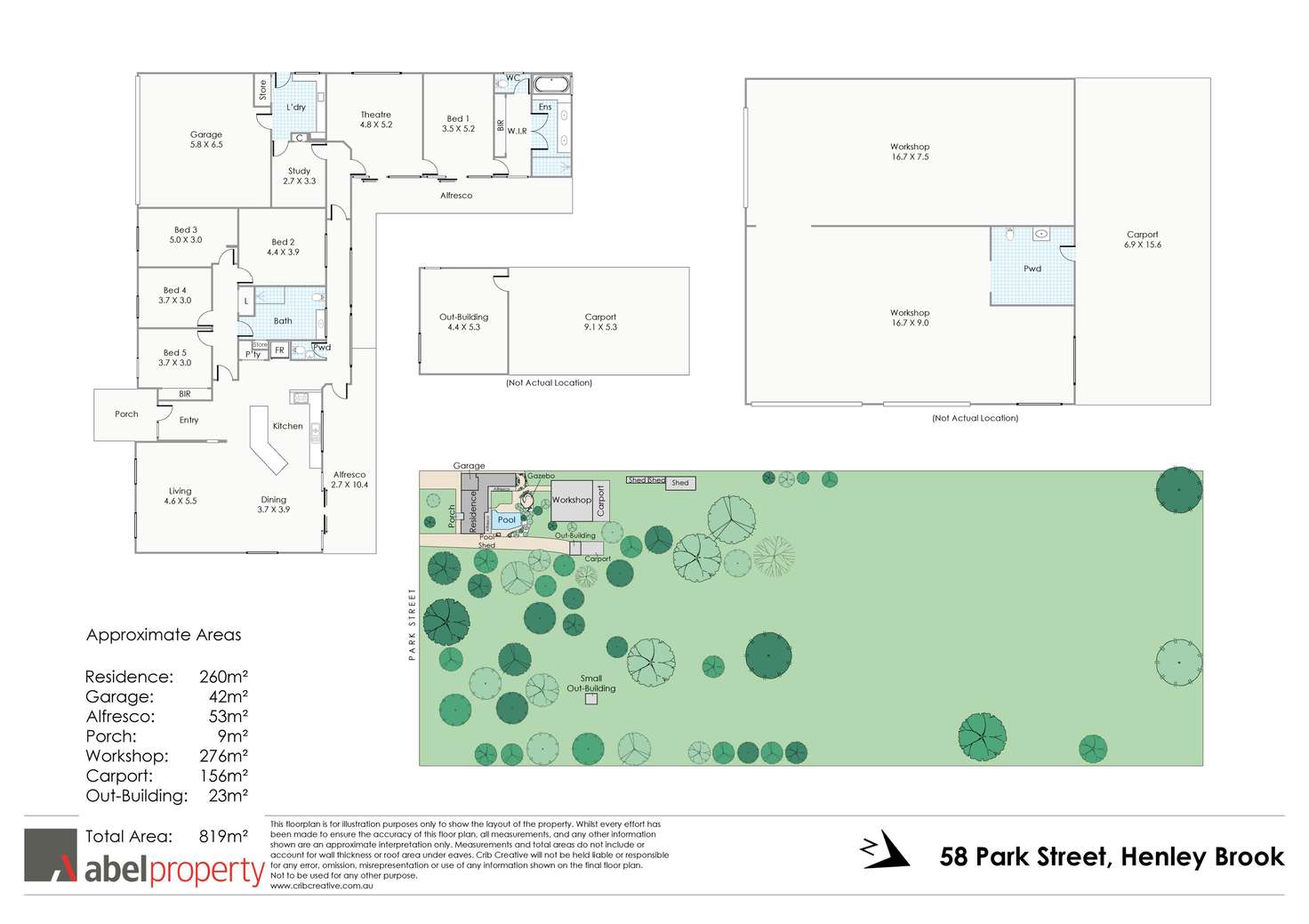 Floorplan of Homely house listing, 58 Park Street, Henley Brook WA 6055