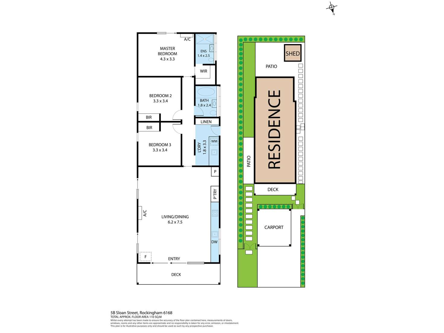 Floorplan of Homely house listing, 5B Sloan Street, Rockingham WA 6168
