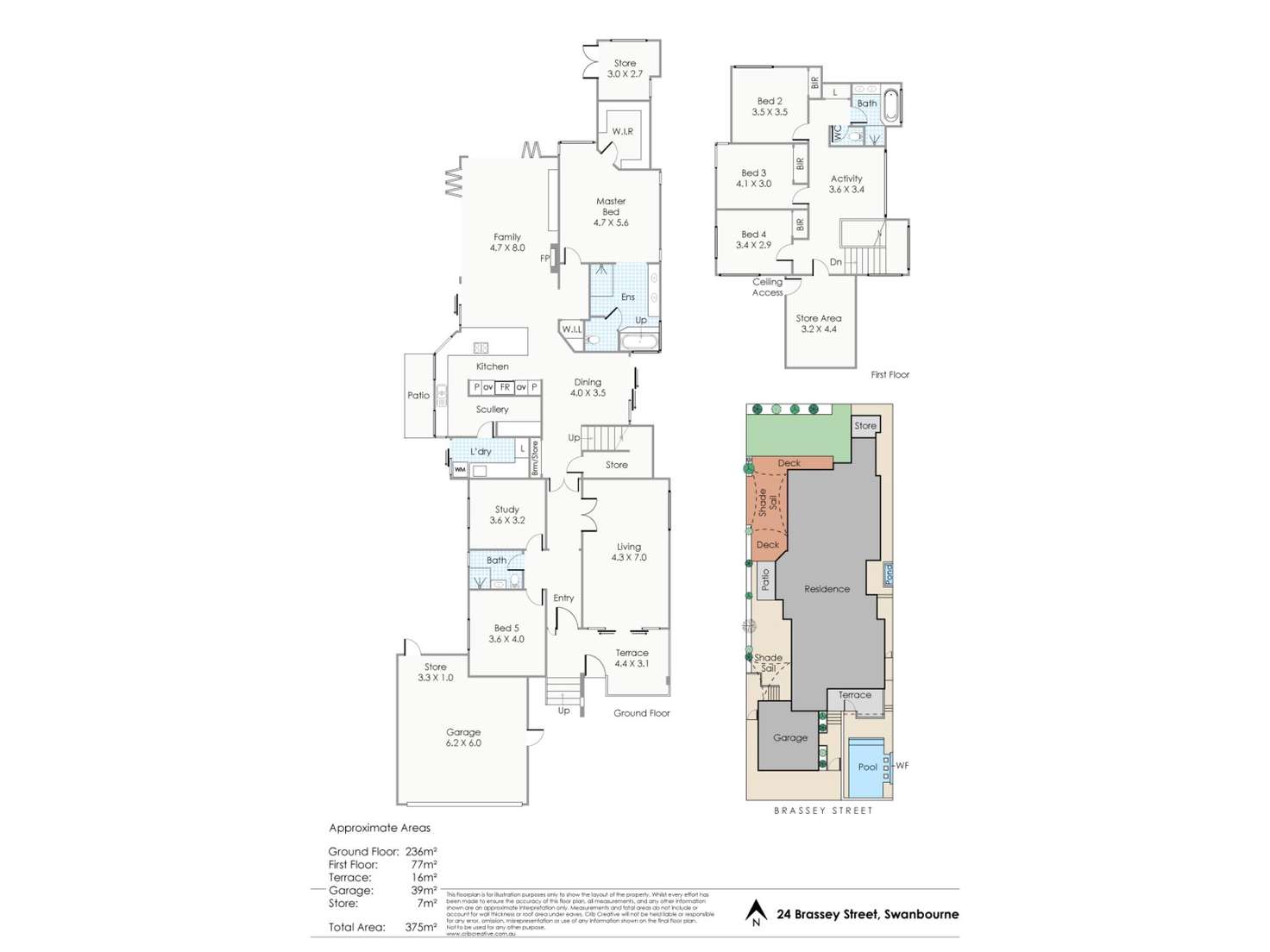 Floorplan of Homely house listing, 24 Brassey Street, Swanbourne WA 6010