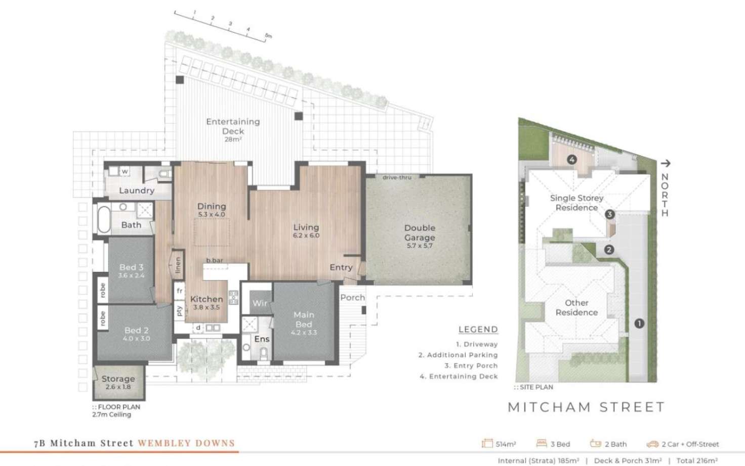 Floorplan of Homely house listing, 7A Mitcham Street, Wembley Downs WA 6019