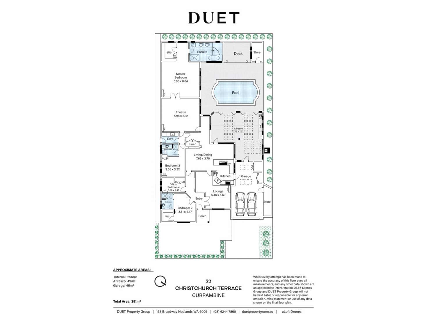 Floorplan of Homely house listing, 22 Christchurch Terrace, Currambine WA 6028