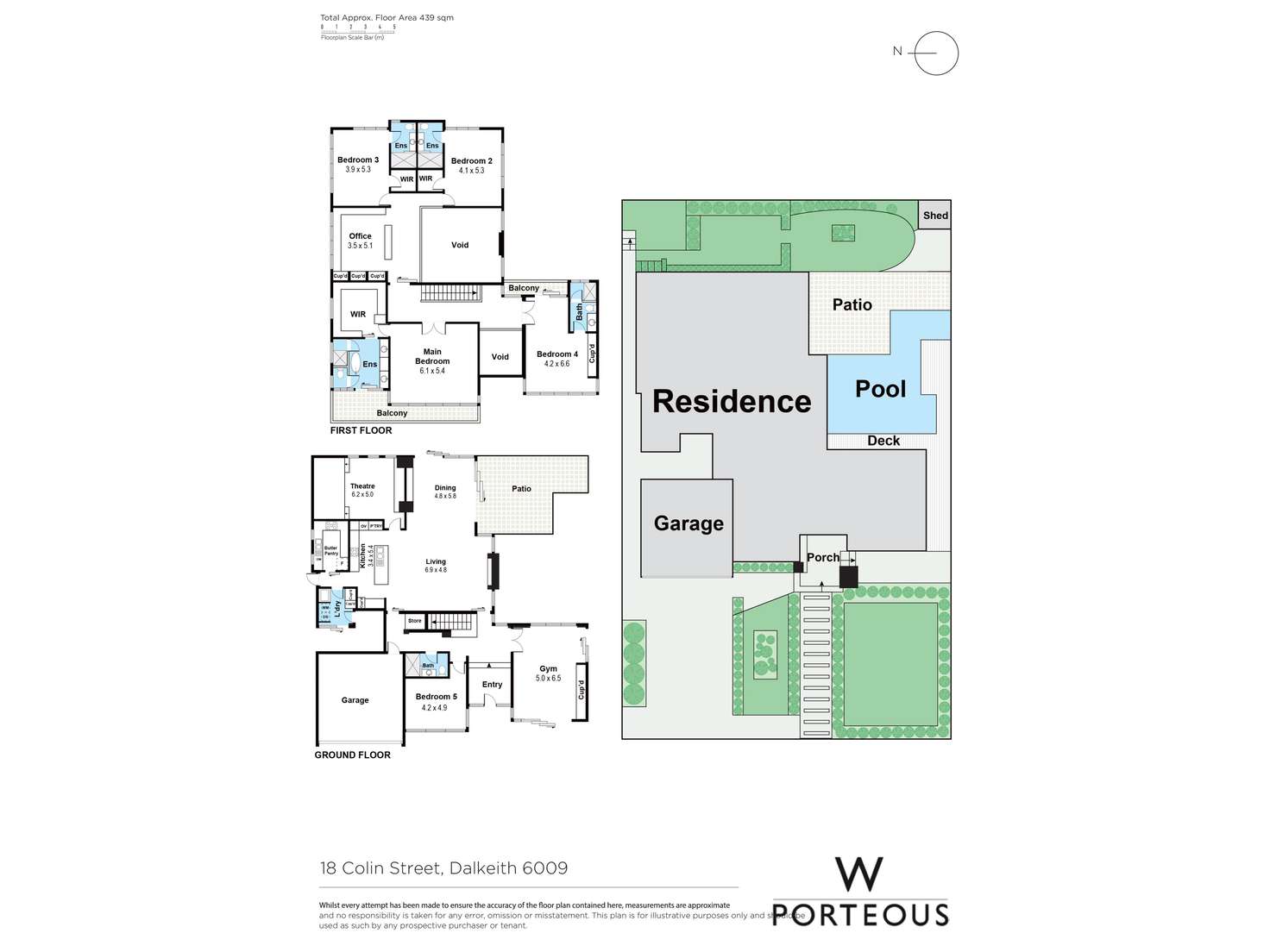 Floorplan of Homely house listing, 18 Colin Street, Dalkeith WA 6009