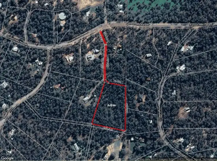 Floorplan of Homely land listing, 127 Forrest Hills Parade, Bindoon WA 6502