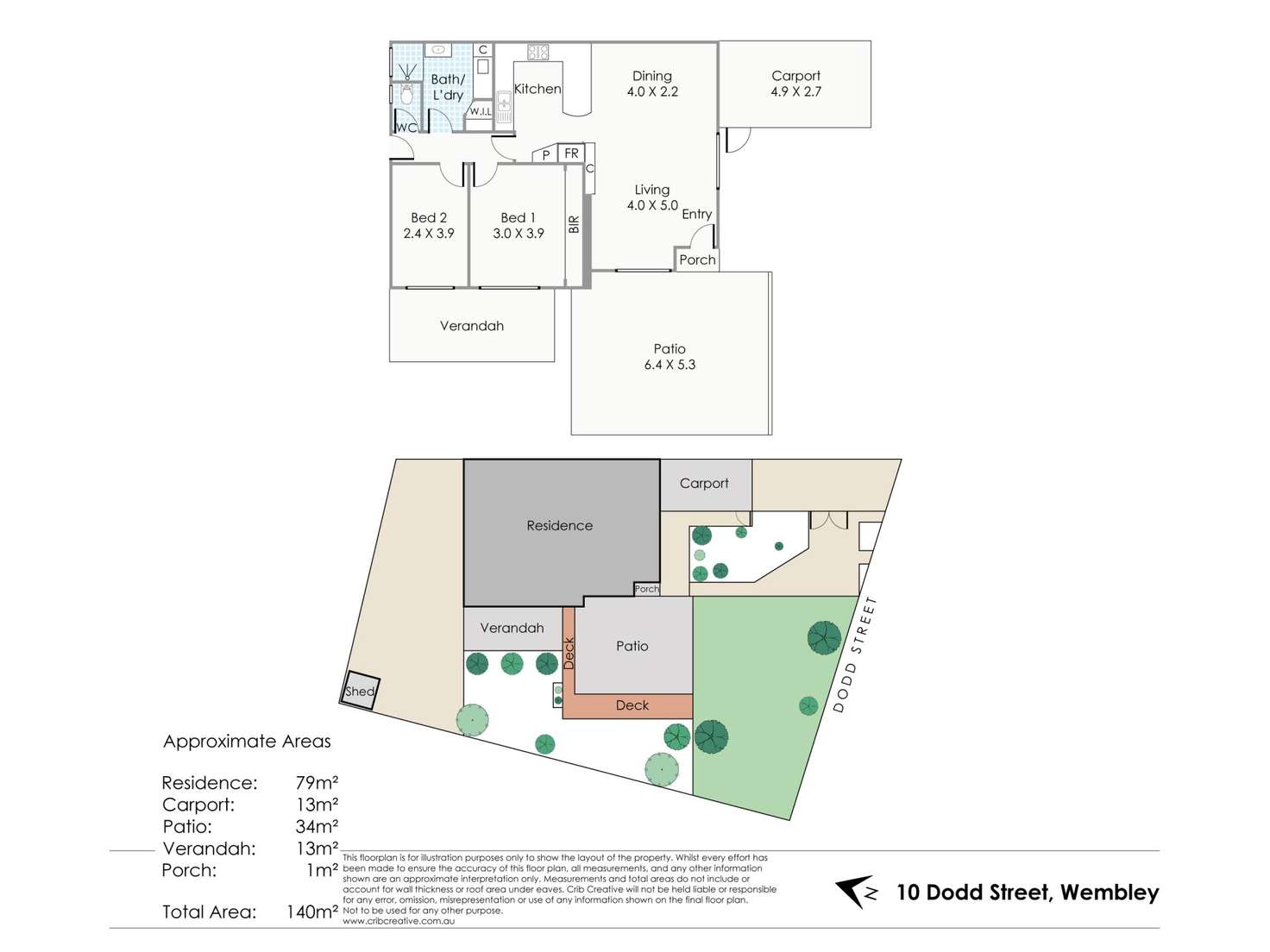 Floorplan of Homely house listing, 10 Dodd Street, Wembley WA 6014