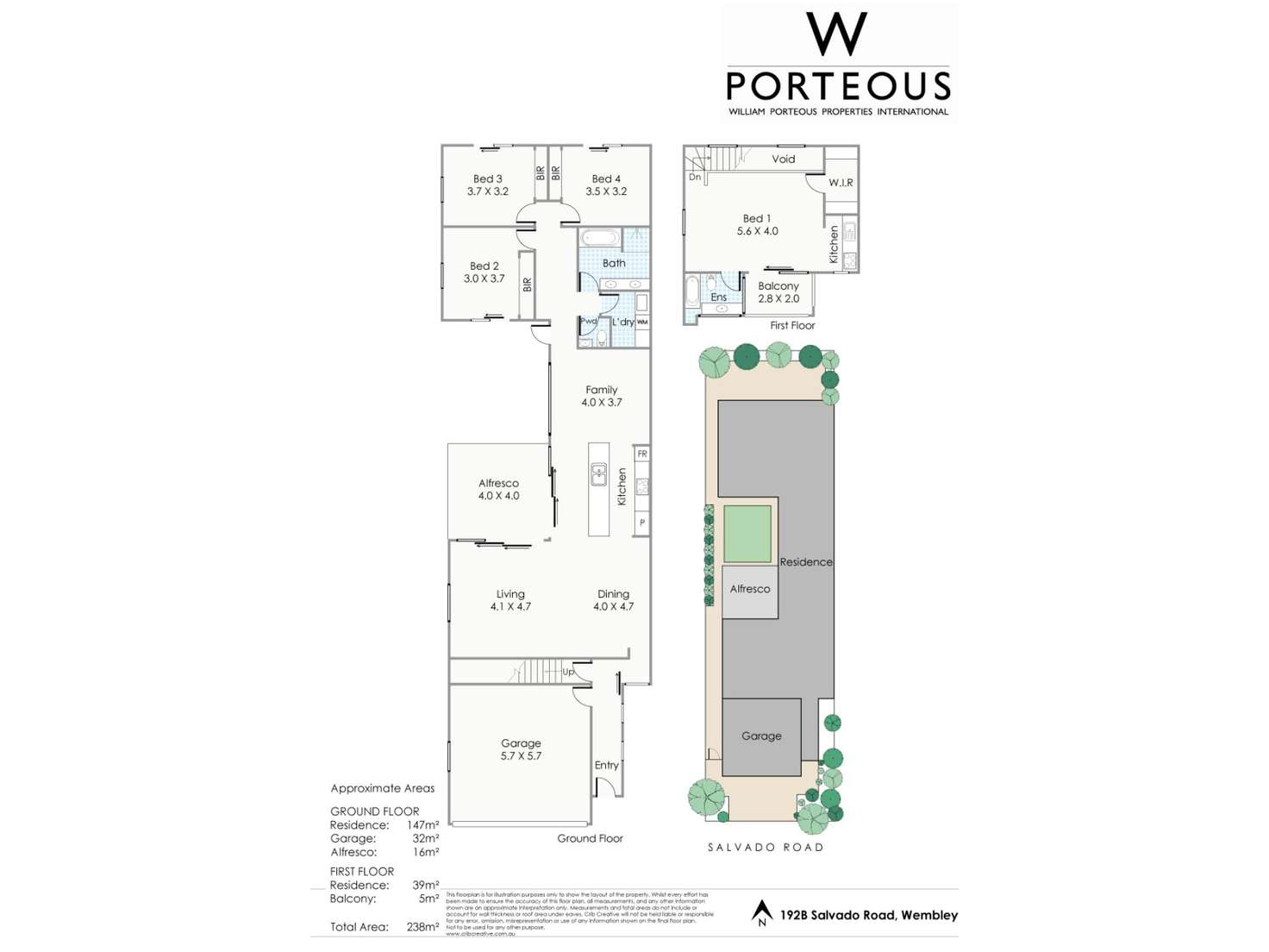 Floorplan of Homely house listing, 192B Salvado Road, Wembley WA 6014