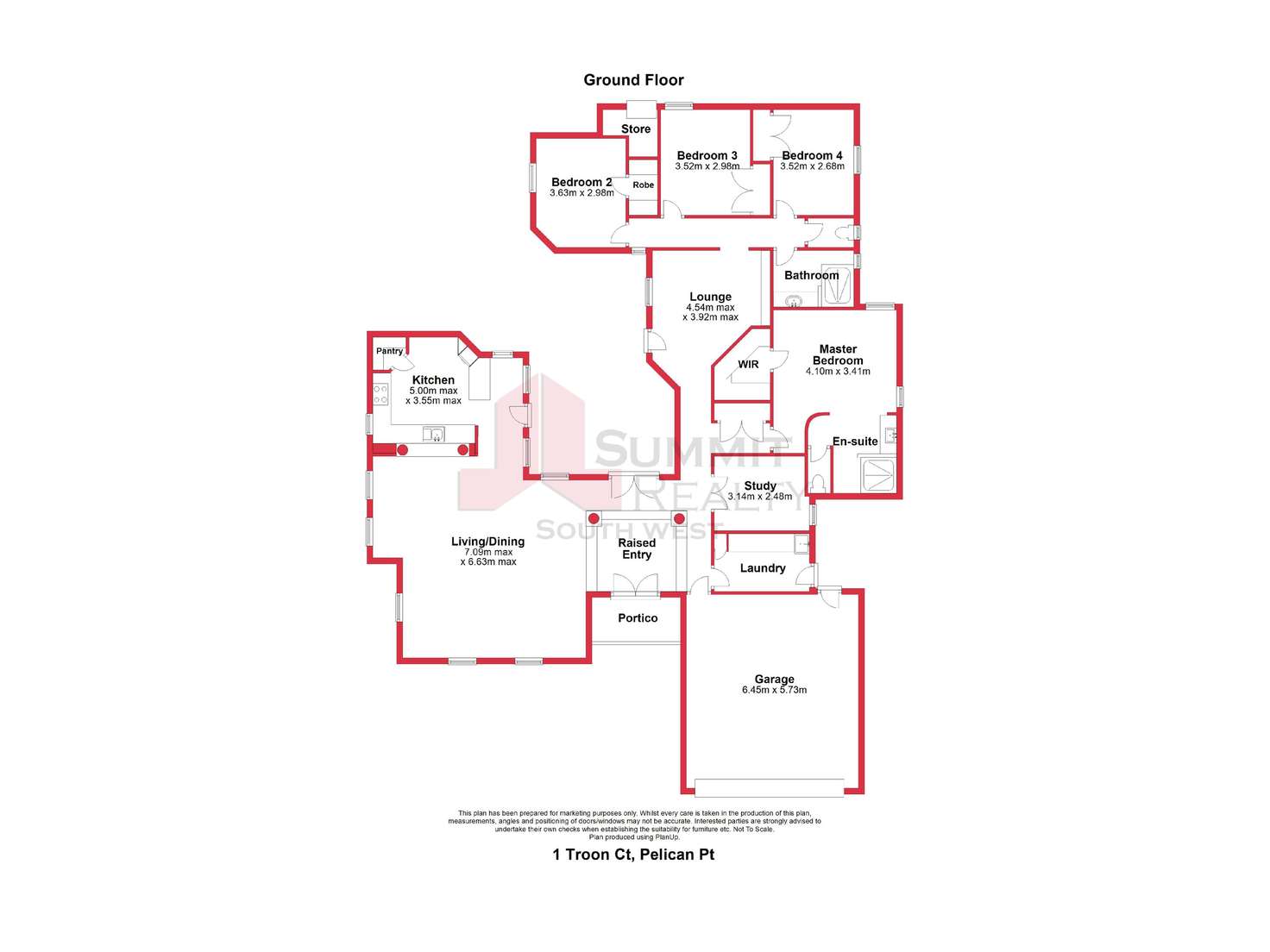 Floorplan of Homely house listing, 1 Troon Court, Pelican Point WA 6230