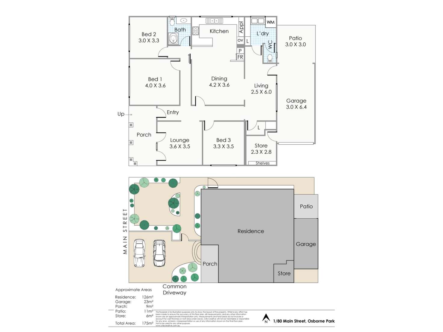 Floorplan of Homely house listing, 1/80 Main Street, Osborne Park WA 6017