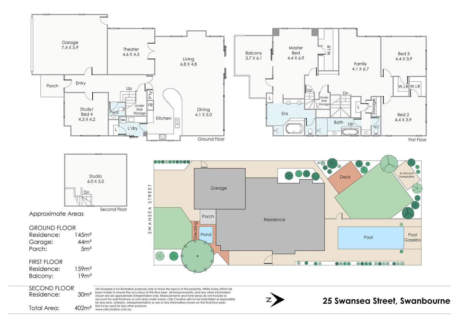 Floorplan of Homely house listing, 25 Swansea Street, Swanbourne WA 6010